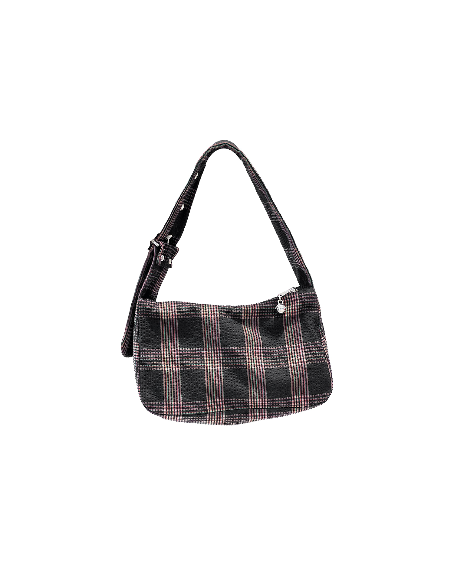 Bunny Mommy Mini Bag - Rainbow Tartan