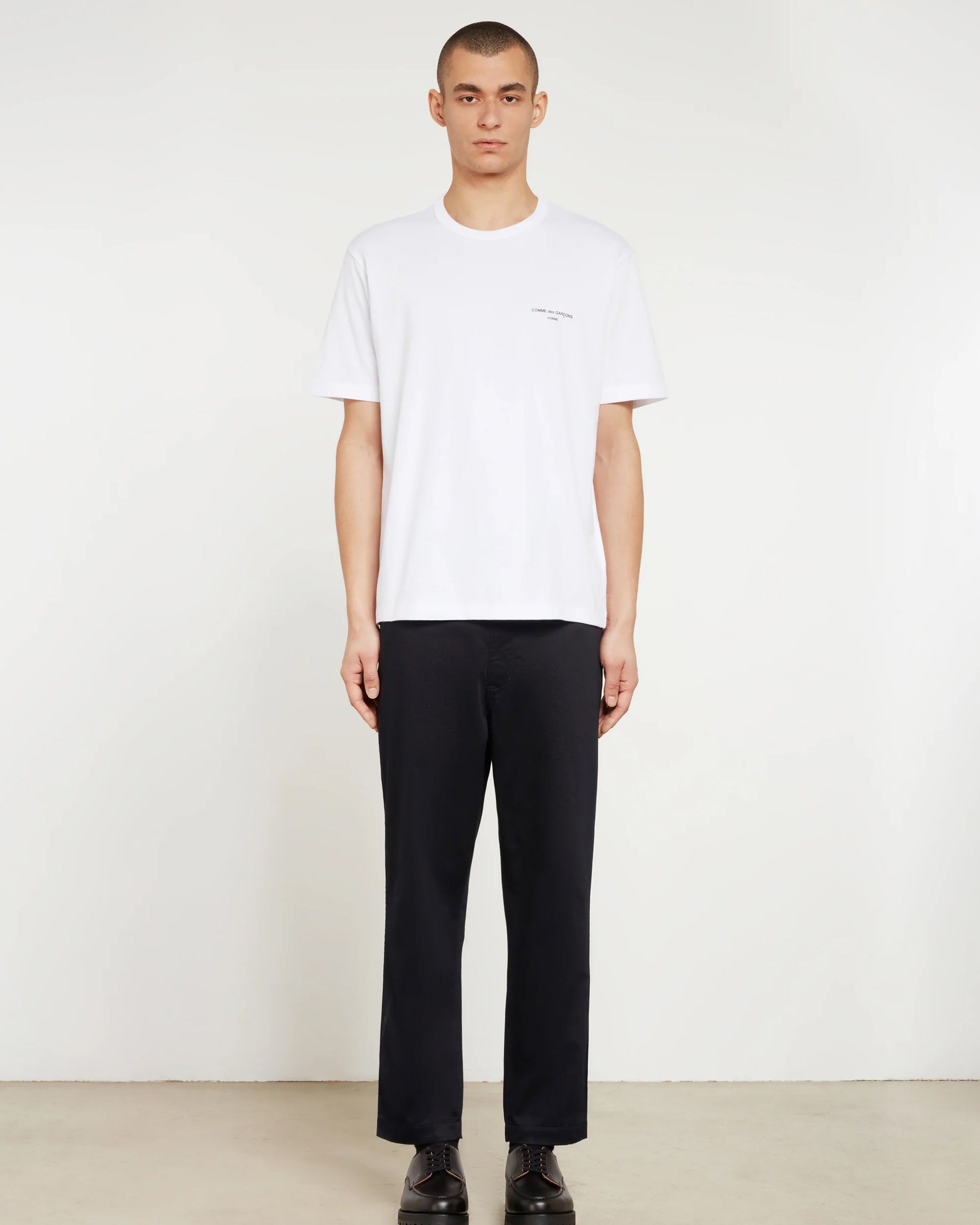 Homme Logo T shirt White HIGHS AND LOWS