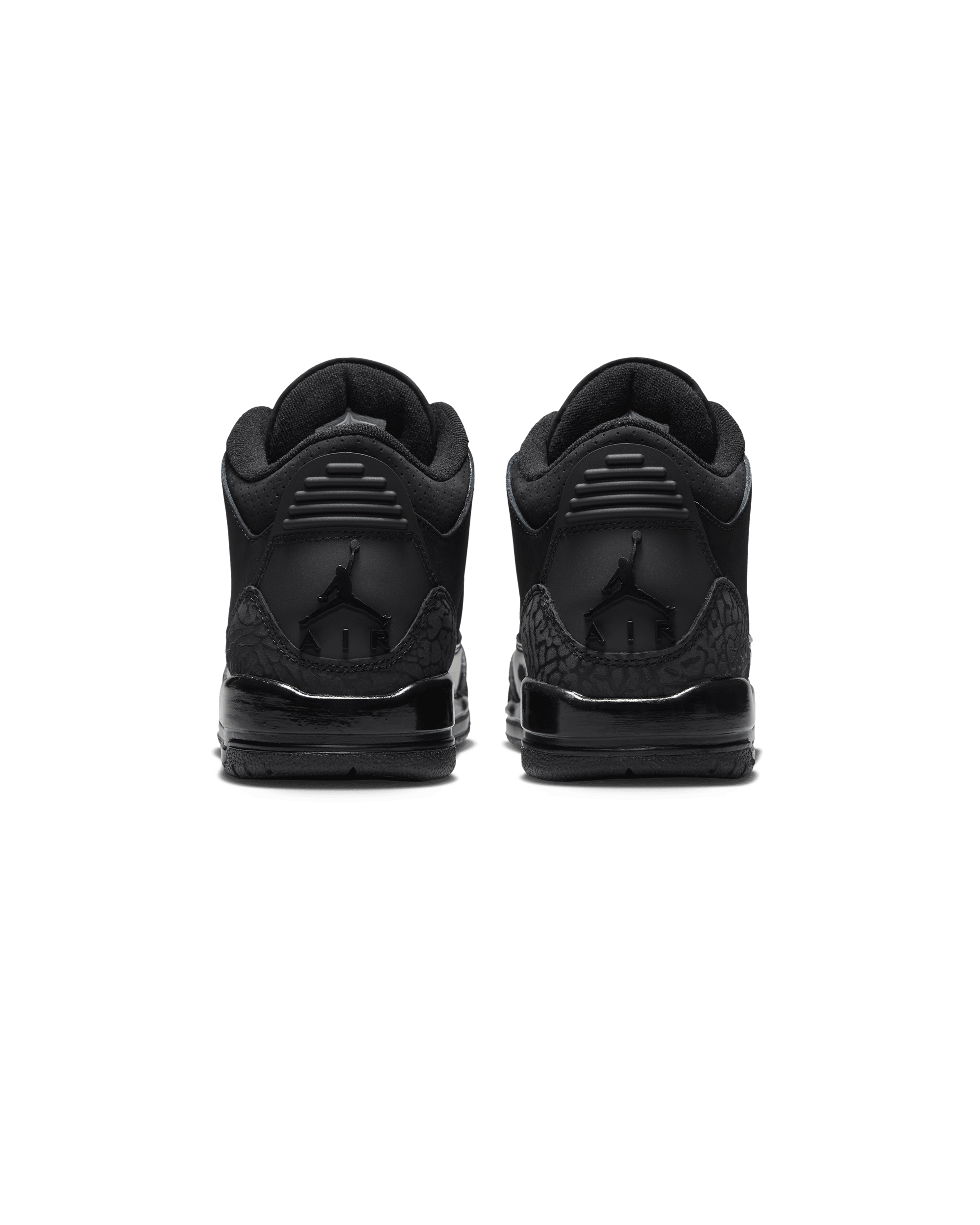 Air Jordan 3 GS - Black / Dark Charcoal / White