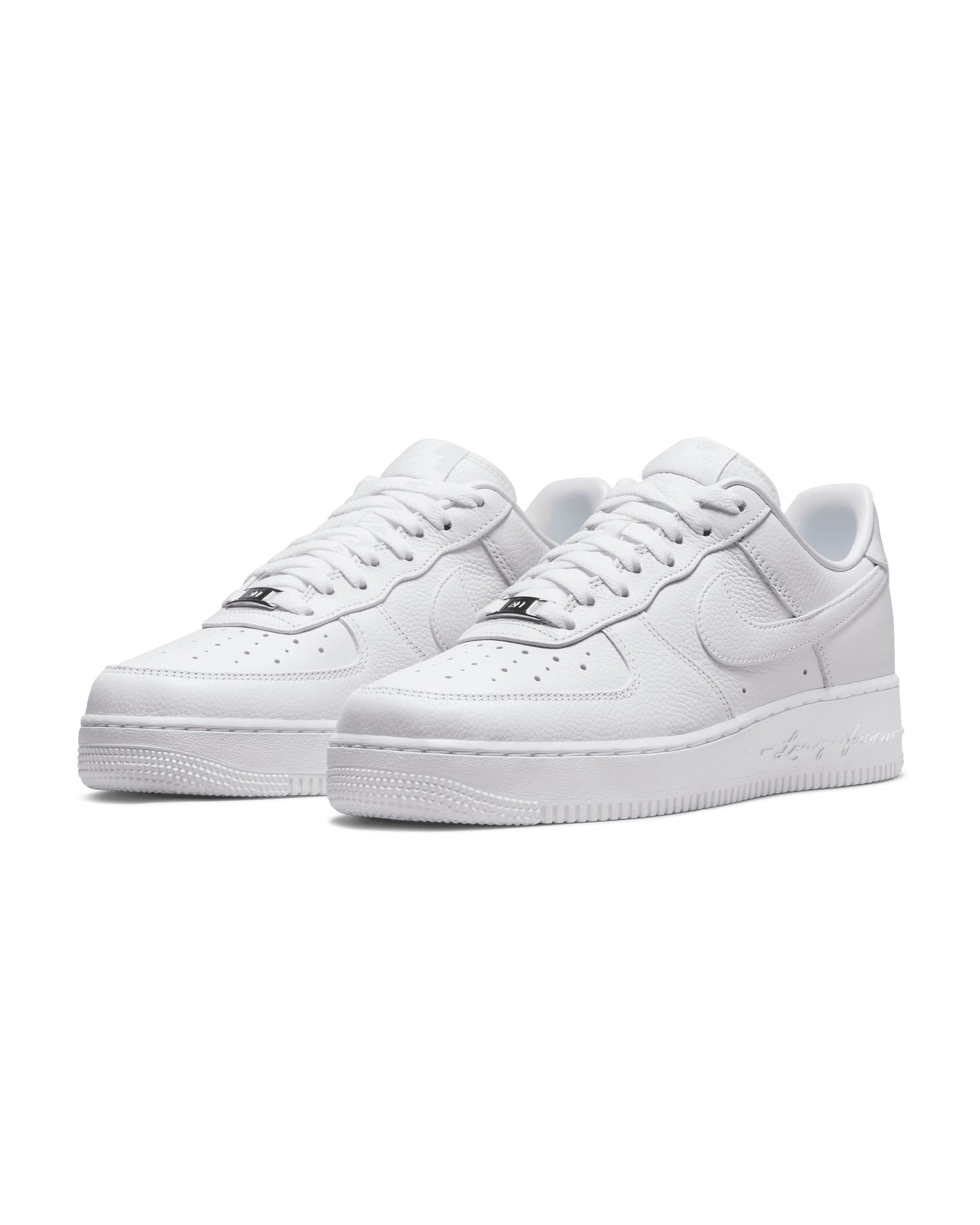 NOCTA Air Force 1 - White / White / Cobalt Tint