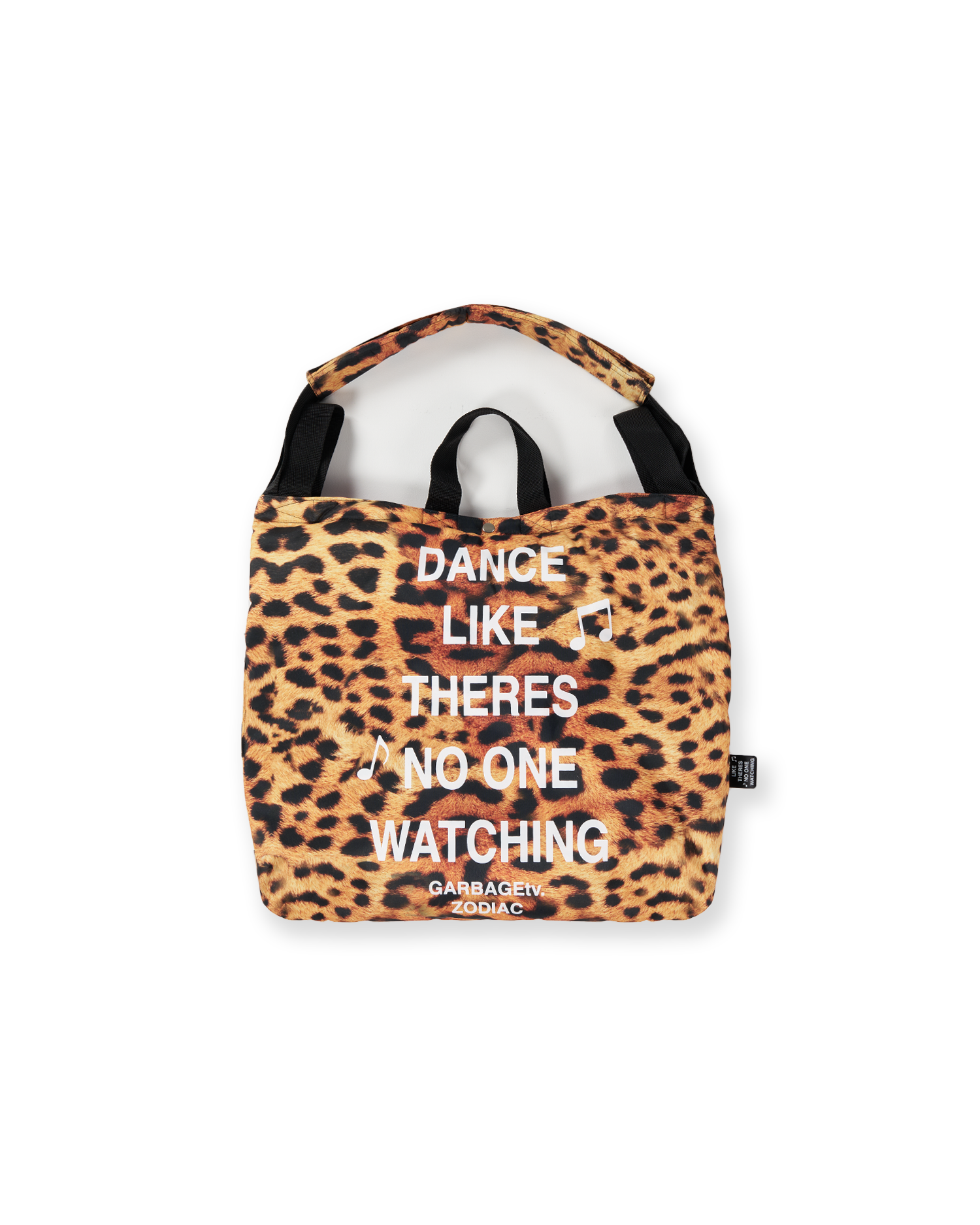 1800 - No Trash Dance Club Puff Bag - Print / Multi