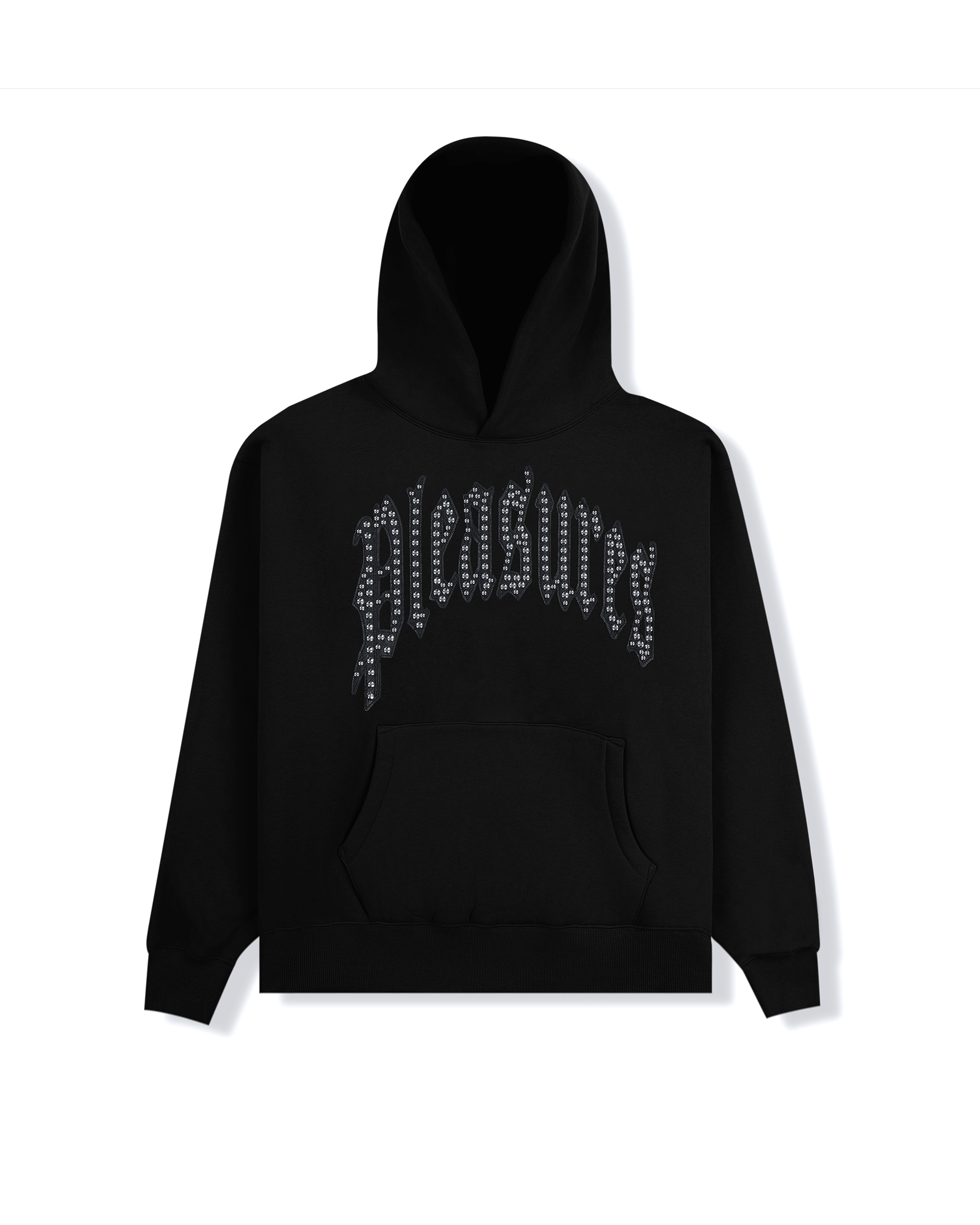 Twitch Studded Hoodie - Black