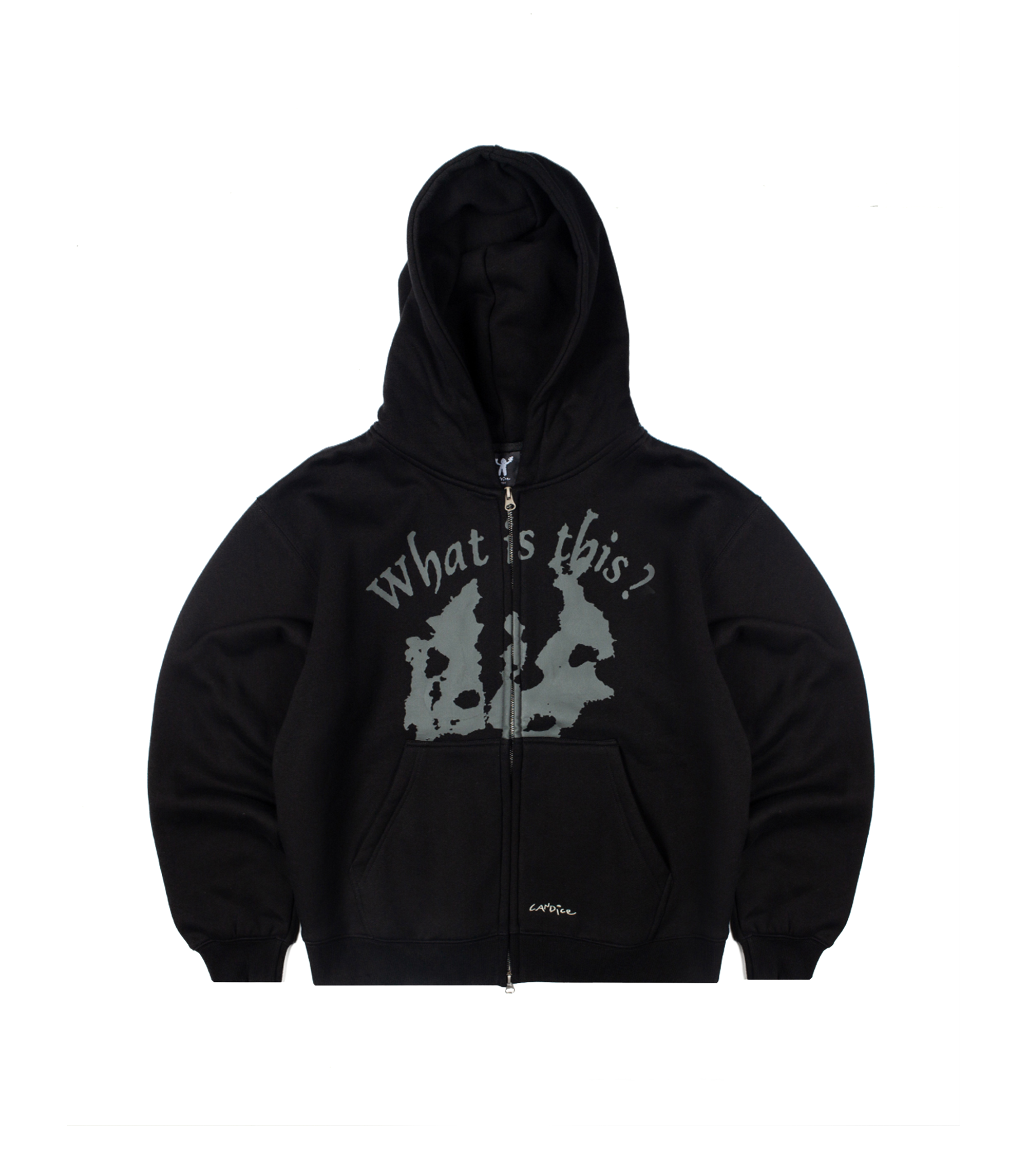 To Play Zip Hooded Sweatshirt - Black