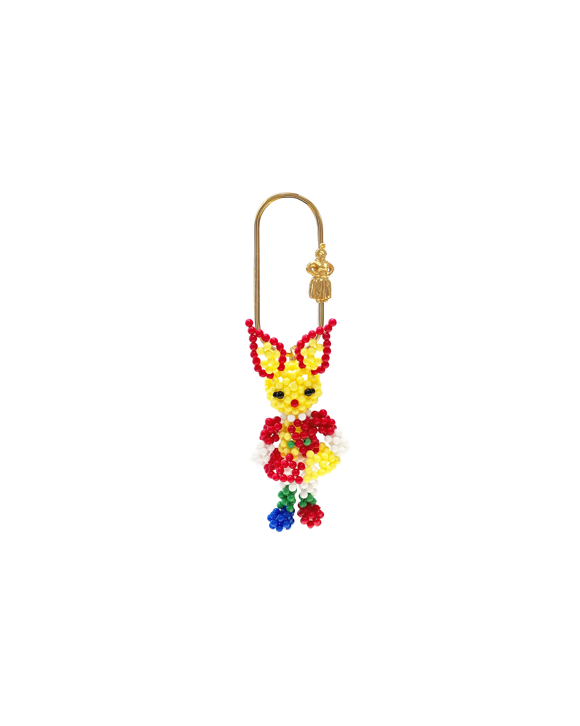 Bunny Keychain - Gold / Multi