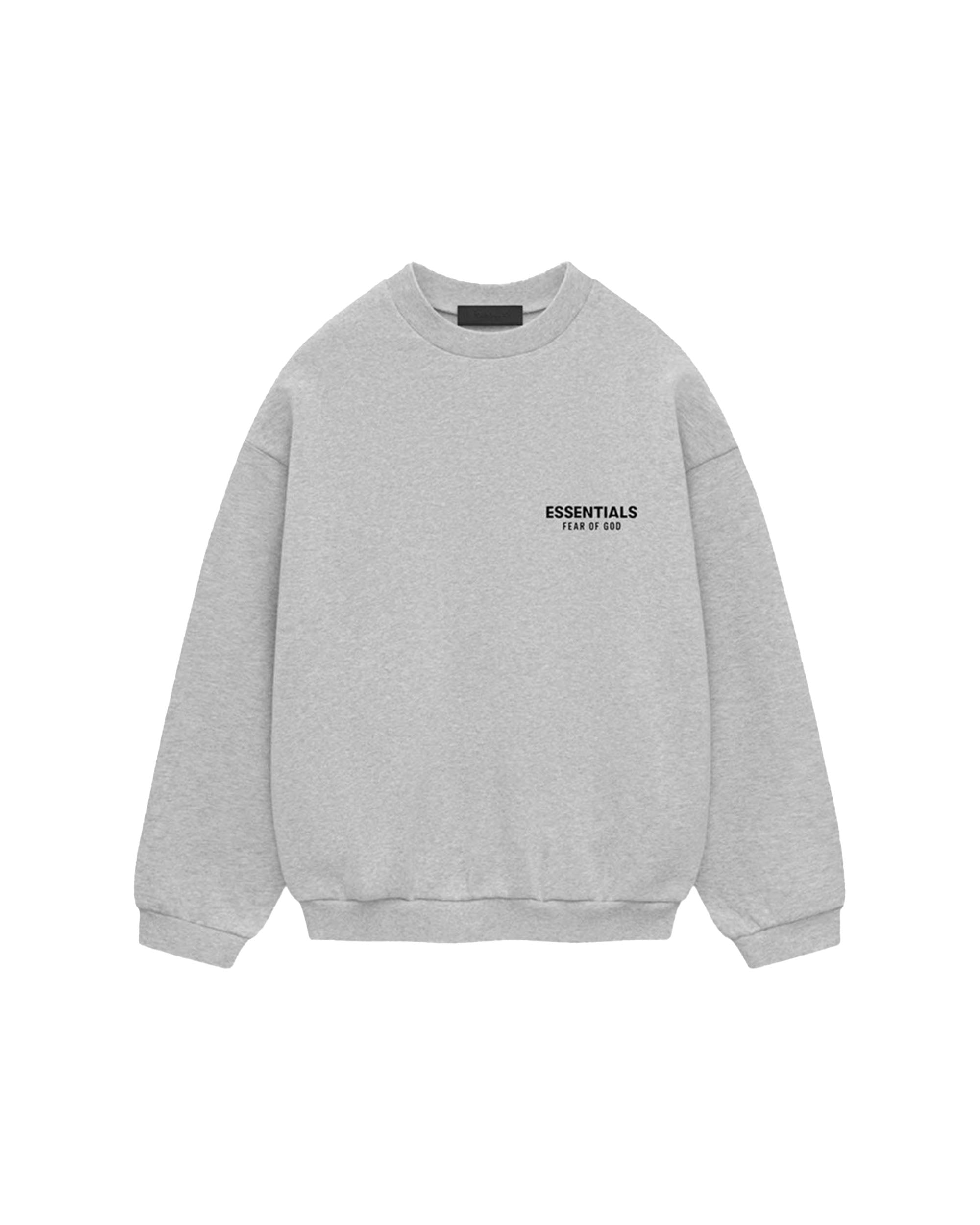 Fleece Crewneck - Light Heather Gray